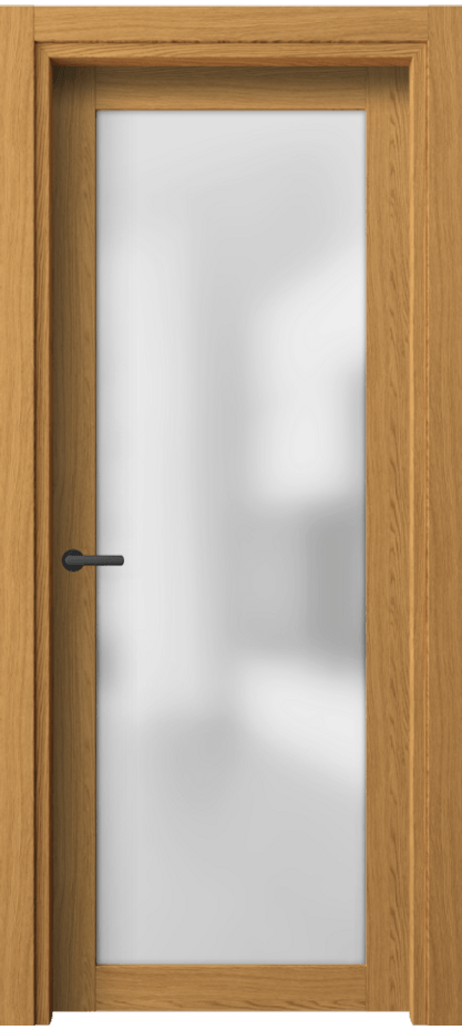 Межкомнатная дверь Neo 2102 Ванильный дуб Сатинированное стекло Цена 27359 ₽ | Volhovec