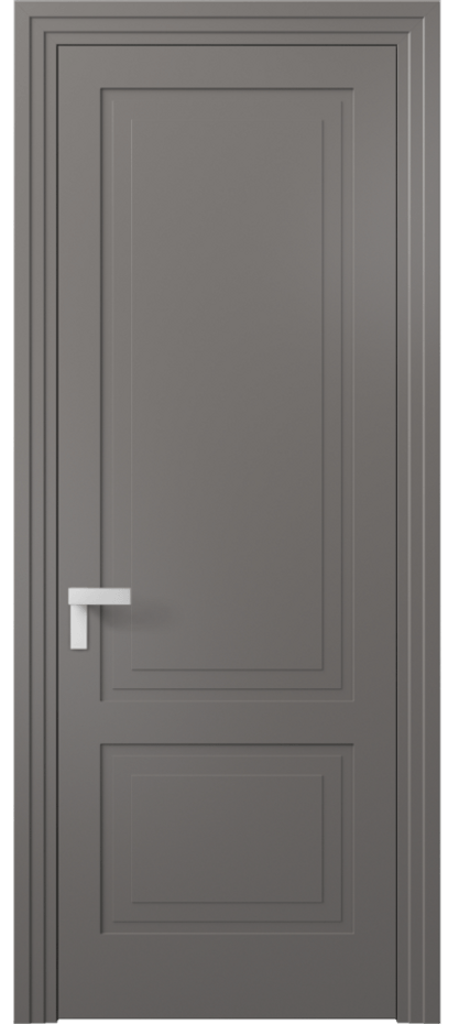 Межкомнатная дверь Rocca 8351 Матовый классический серый  Цена 63919 ₽ | Volhovec