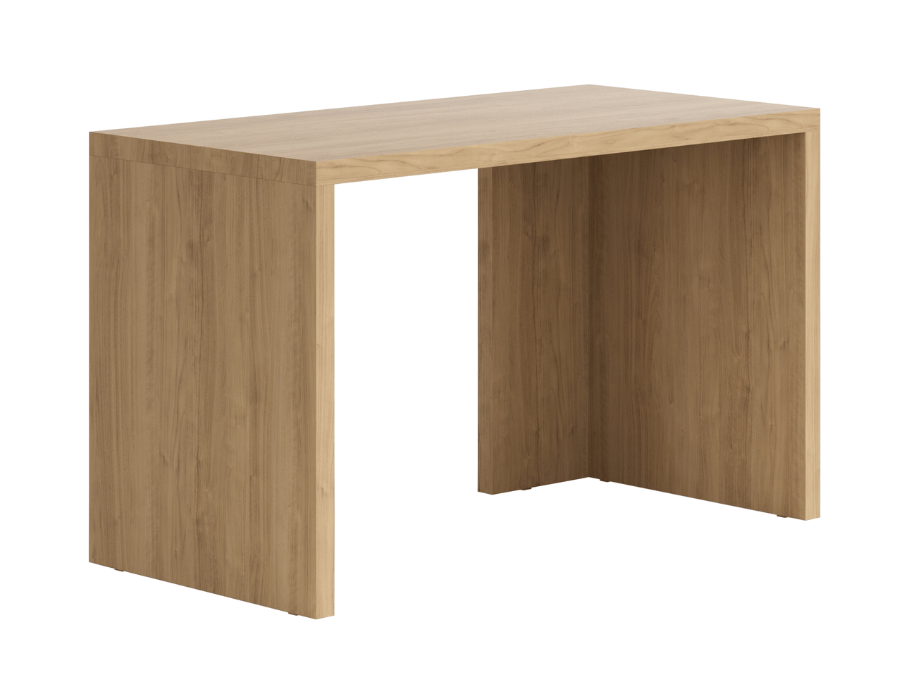 Письменный стол с 2 опорами грецкий орех