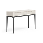 Консоль Velvet 2 ящика Матовый облачно-серый