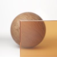 Прозрачное оранжевое стекло