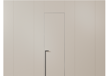 Панели для отделки стен Стеновая панель в эмали Матовый светло-бежевый. Цвет Матовый светло-бежевый. Материал Гладкая эмаль. Коллекция Эмаль. Картинка.