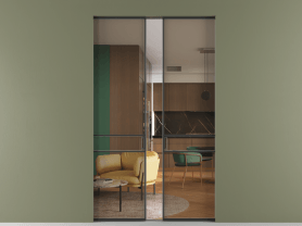 Алюминевая перегородка АЛПР 040.02 ЧРН Бронза триплекс. Цвет Алюминий Черный. Материал Алюминий. Коллекция Перегородка Formato скрытый пенал двустворчатая. Фото. Алюминевая перегородка АЛПР 040.02 ЧРН Бронза триплекс. Цвет Алюминий Черный. Материал Алюминий. Коллекция Перегородка Formato скрытый пенал двустворчатая. Картинка.