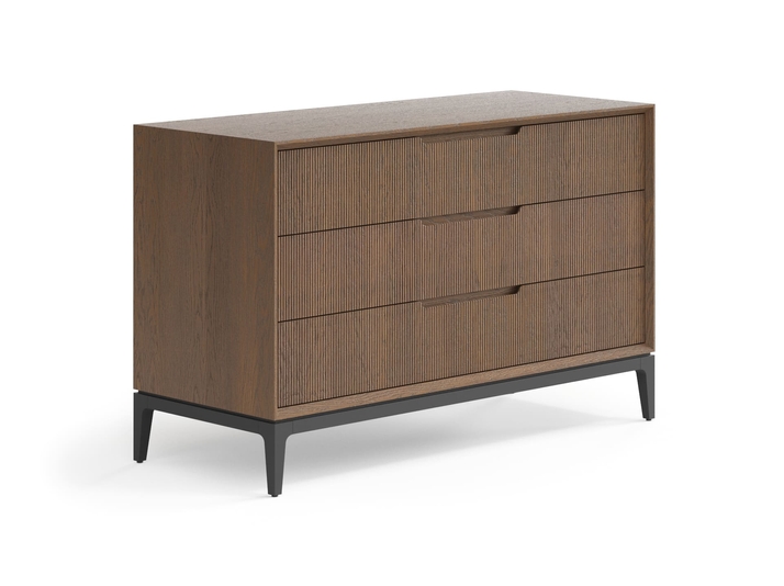 Мебель Комод Velvet 3 ящика. Цвет Дуб туманный матовый. Материал Массив дуба матовый. Коллекция Комод Velvet 3 ящика. Картинка.