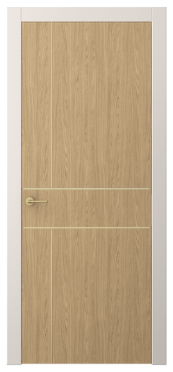 Дверь межкомнатная АКП 4209 ЖМД. Цвет Жемчужный дуб. Материал Ламинатин. Коллекция Freedom. Картинка.