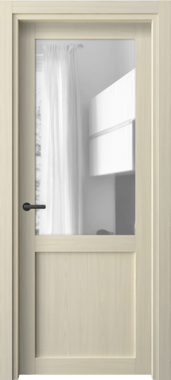 Дверь межкомнатная 2122 МОЯ ПРОЗ. Цвет Молочный ясень. Материал Ciplex ламинатин. Коллекция Neo. Картинка.