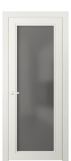 Дверь межкомнатная 8000 МЖМ СЕР САТ. Цвет Матовый жемчужный. Материал Гладкая эмаль. Коллекция Neo Classic. Картинка.