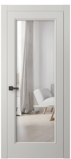 Межкомнатная дверь 8300 МСР-ЗЕР. Цвет Матовый серый. Материал Гладкая эмаль. Коллекция Linea. Фото. Дверь межкомнатная 8300 МСР-ЗЕР. Цвет Матовый серый. Материал Гладкая эмаль. Коллекция Linea. Картинка.