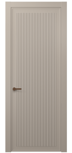 Дверь межкомнатная АКП 8642 МБСК. Цвет Матовый бисквитный. Материал Гладкая эмаль. Коллекция Alba. Картинка.