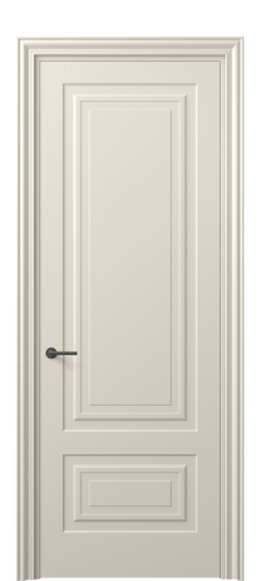 Дверь межкомнатная 8441 МБСР. Цвет Матовый бежево-серый. Материал Гладкая эмаль. Коллекция Mascot. Картинка.