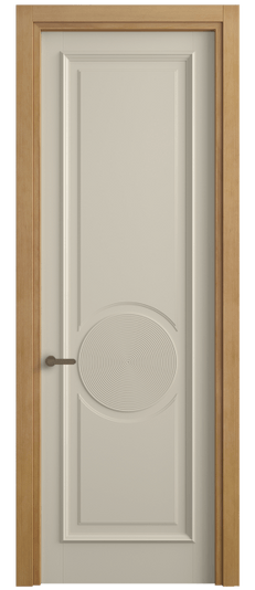 Дверь межкомнатная 6719 ББСР. Цвет Бук бежево-серый. Материал Массив бука эмаль. Коллекция Charm. Картинка.