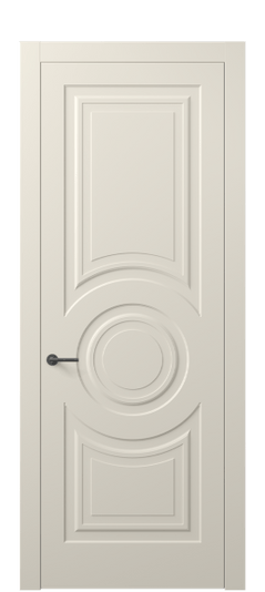 Дверь межкомнатная АКП 8461 МБСР. Цвет Матовый бежево-серый. Материал Гладкая эмаль. Коллекция Mascot. Картинка.