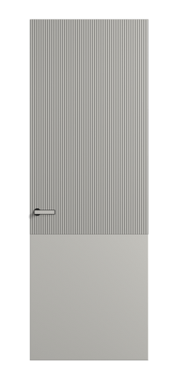 Дверь межкомнатная АКУ 8205 МСР Матовый серый. Цвет Матовый серый. Материал Гладкая эмаль. Коллекция Velvet. Картинка.