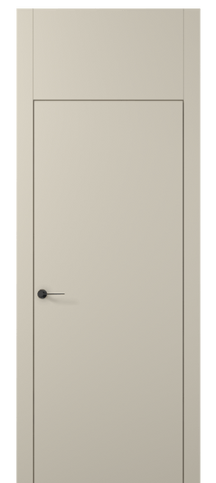 Дверь межкомнатная 0010 МБСР. Цвет Матовый бежево-серый. Материал Гладкая эмаль. Коллекция Planum Pro. Картинка.