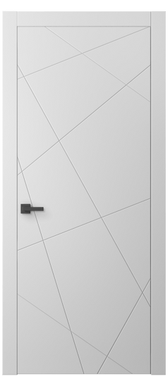 Дверь межкомнатная 8048 МБЛ. Цвет Матовый белоснежный. Материал Гладкая эмаль. Коллекция Linea. Картинка.