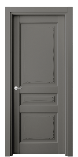 Дверь межкомнатная 6325 БКЛС. Цвет Бук классический серый. Материал Массив бука эмаль. Коллекция Toscana Elegante. Картинка.