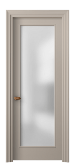 Дверь межкомнатная 8502 МБСК САТ. Цвет Матовый бисквитный. Материал Гладкая эмаль. Коллекция Esse. Картинка.
