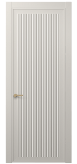 Дверь межкомнатная 8642 МОС . Цвет Матовый облачно-серый. Материал Гладкая эмаль. Коллекция Alba. Картинка.
