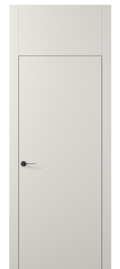 Дверь межкомнатная 0010 МПБЛ. Цвет Матовый пудровый белый. Материал Гладкая эмаль. Коллекция Planum Pro. Картинка.