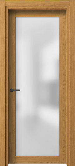 Дверь межкомнатная 2102 ВНД САТ. Цвет Ванильный дуб. Материал Ламинатин. Коллекция Neo. Картинка.