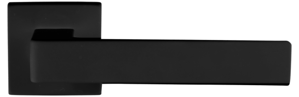 Ручки для дверей Ручка дверная Кватро. Цвет Чёрный. Коллекция Кватро. Картинка.