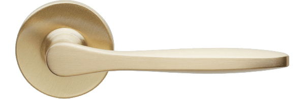 Ручки для дверей Ручка дверная Типо. Цвет Матовое золото. Коллекция Типо. Картинка.