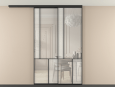 Перегородка Mosaic вдоль стены на потолок телескопик синхро 2